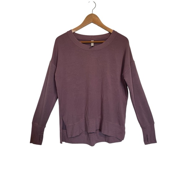 Athleta Tops - Athleta Purple Long‎ Sleeve Top Thumb Hole Athletic Casual Pullover  S